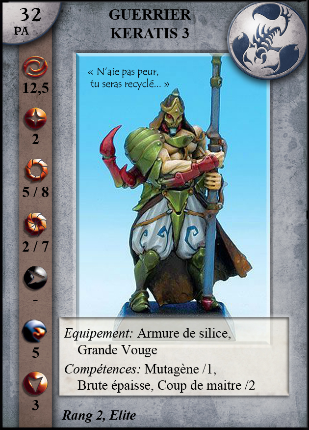 Guerrier Keratis 3 (Vouge)